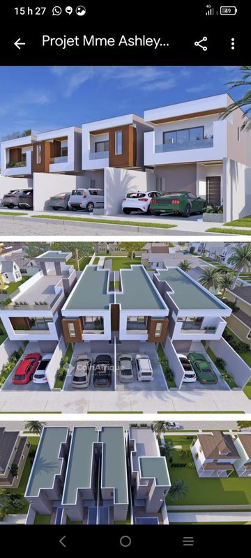 Vente villa duplex 5 pièces - Cocody riviera angreen face de l'"école enkoune