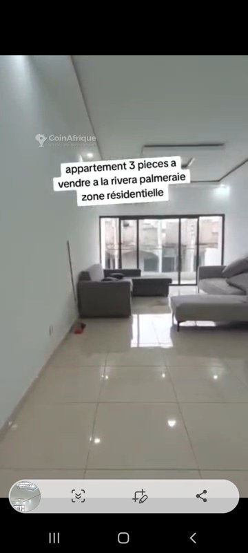 Vente appartement 3 pieces - Cocody - Riviera Palmeraie zone
